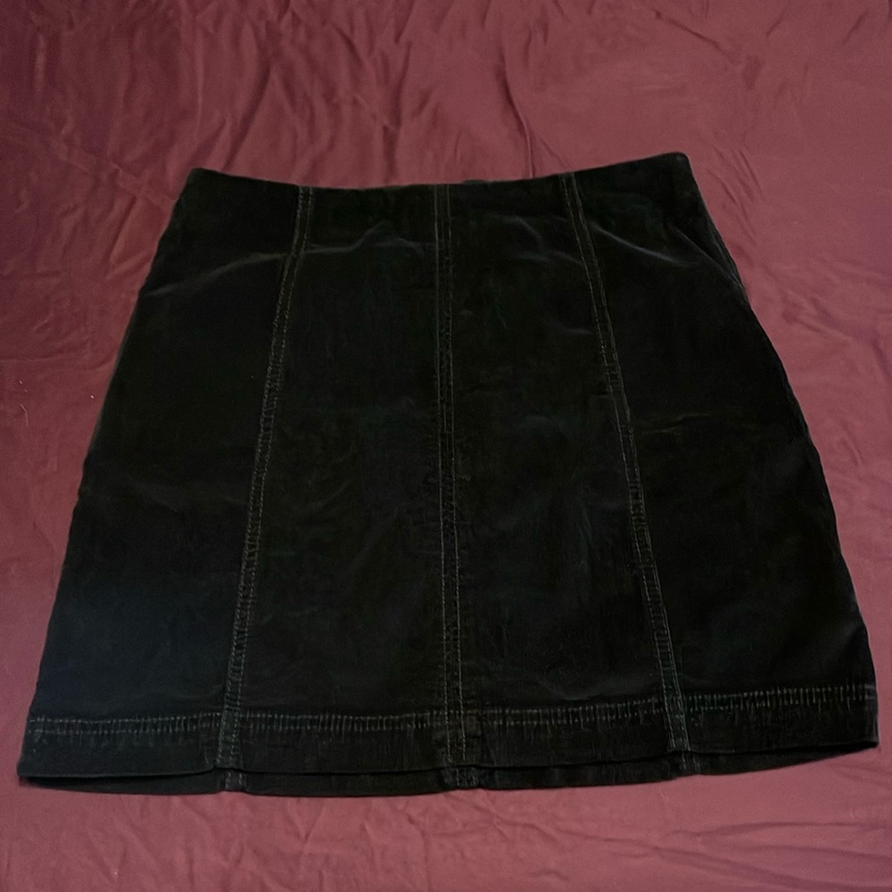 Free People corduroy mini skirt